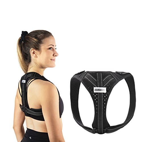 Onward Active Back Posture Corrector for Men and Women | Clavicle Support | Comfy, Discreet Fit | Wide Adjustable Straps | Stop Slouching, Ease Neck and Shoulder Pain, Stand Tall