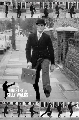 Posters: Monty Python Poster - The Ministry Of Silly Walks (Size: 20" x 30")