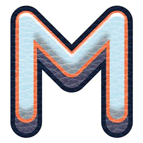 STIK IT UP Cell Phone Stickers, Letter M