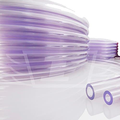 3mm Internal Diameter, 1/8", PVC TUBE CLEAR PLASTIC HOSE PIPE, IDEAL FOR HOME BREWING SYPHONING BEER & WINE FOOD GRADE, FISH POND CAR AQUARIUM AIR PUMP - BRITISH MADE - FREE UK DELIVERY (2)