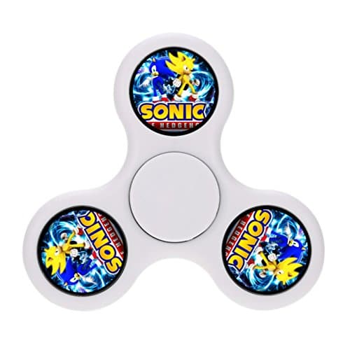 Pandazc Sonic Fidget HAND Spinner Kill Time Toy with Ultra Speed Deep Groove Bearings- Autism Toys Best Boredom Reducer Stress Toy Hand Spinner Fidget Toy for Kids & Adults