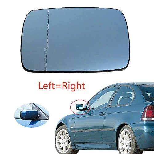 For BMW E39 E46 323i 525i 528i 540i Left Or Right Side Heated Door Mirror Blue Glass