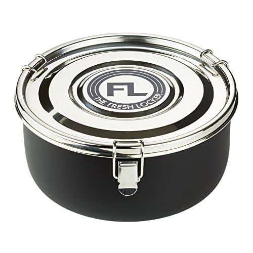 The Fresh Locker Stainless Steel Coffee Storage Container - The Ultimate Humidity Controlled and Airtight Storage Solution for Coffee (Boveda Pack 32% Sold Separately)