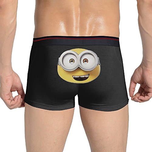 Mens Despicable Me Minion Big Face Soft Boxer Brief