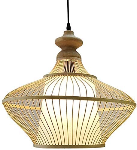 LJA Lights for Wall,Sconce Creative Bamboo Lantern Pendant Lights Adjustable Chandelier Different Lamp Bones Thin Strips Needs Wall Lights,Wall Mounted Lights,Bamboo-45x40cm