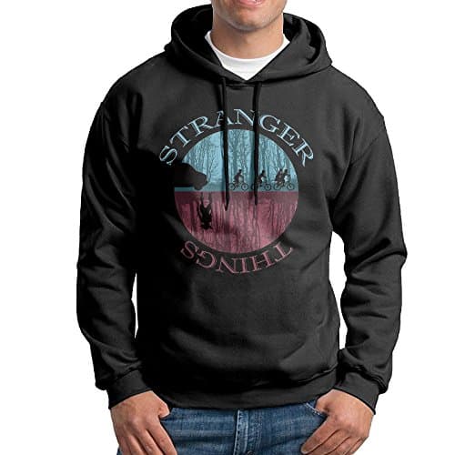 Upside Down Stranger Things Men's Blank Hoodie Sweatshirt Coat