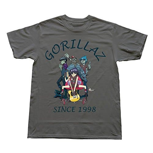 PNHK Men's Gorillaz Since 1998 Tee XX-Large DeepHeather