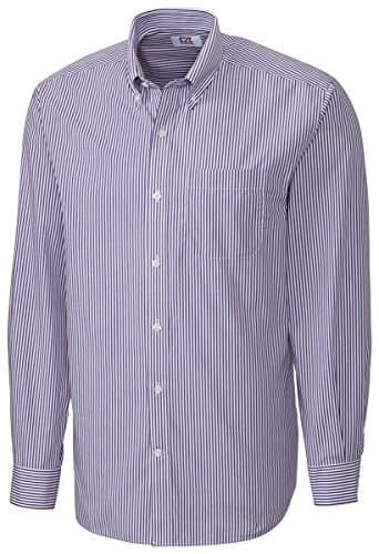 Cutter And Buck Men's Big & Tall Stripe Button Shirt