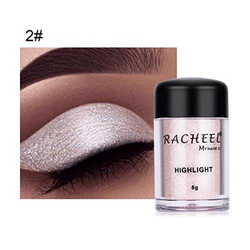 Certainer Shadow Powder, 6 Colors Shimmer Glitter Eye Shadow Dust Powder Metallic Pigments Mineral Eyeshadow Palette Matte Cosmetic Makeup (B)