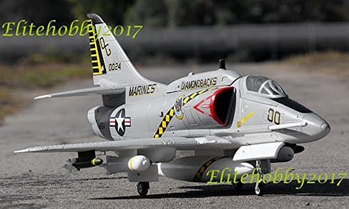 6 CH Sky Flight Hobby Metal 70mm EDF A-4 Skyhawk RC EDF Jet PNP