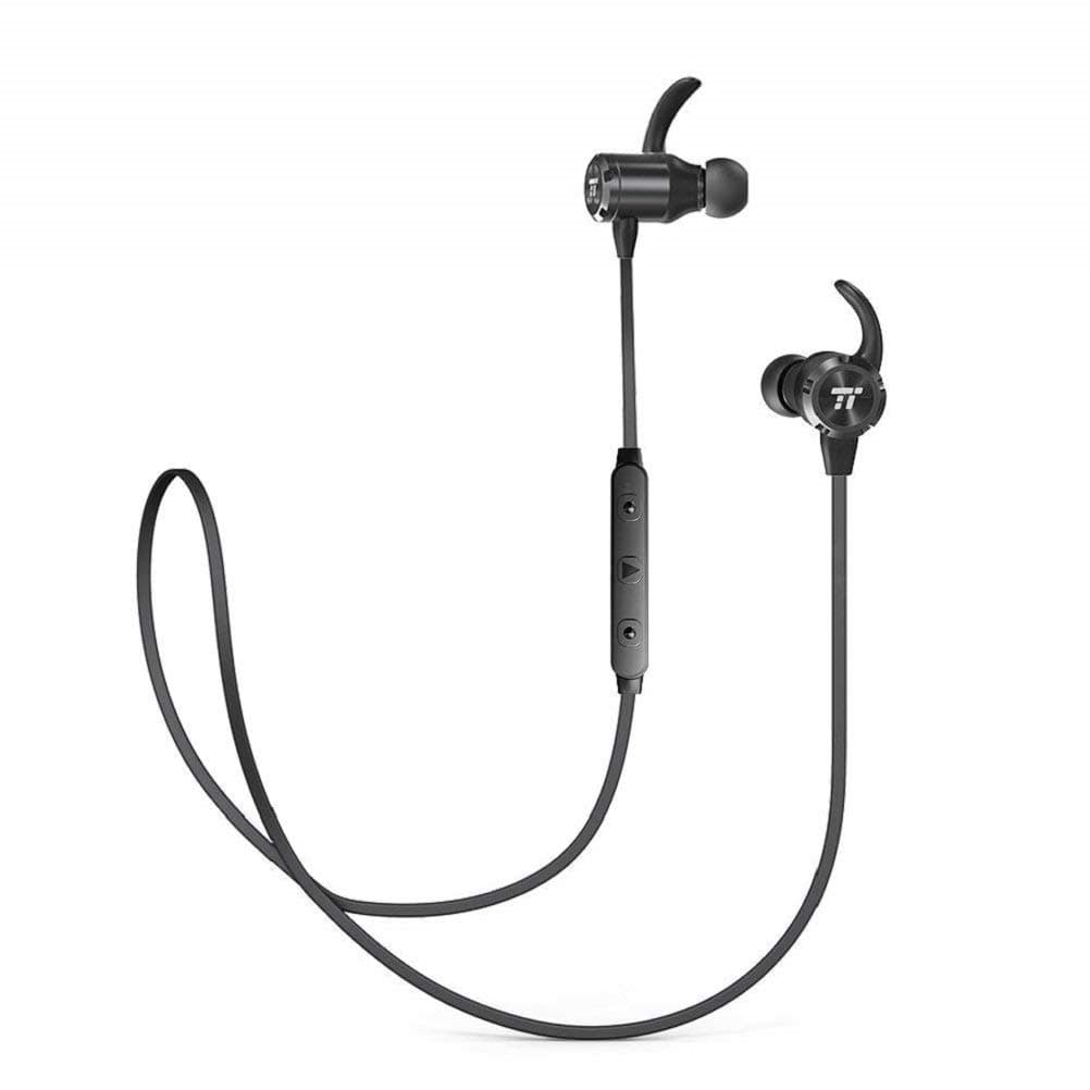 Bluetooth Headphones, TaoTronics Bluetooth Headset with Dual 40 mm Drivers, Lightweight Over Ear Headphones with Soft Protein Ear Pads, 22 Hour Playtime, Foldable, Wired & Wireless,Built-in Mic