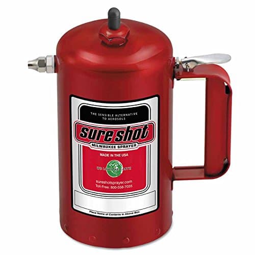 Sure Shot Sprayers, 1 qt, Steel, Red