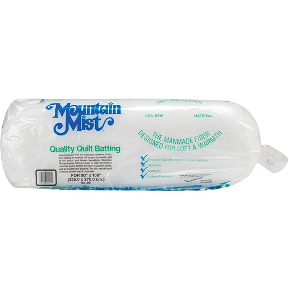 Mountain MistPolyester Quilt Batting, Full 81-inch-by-96-inch