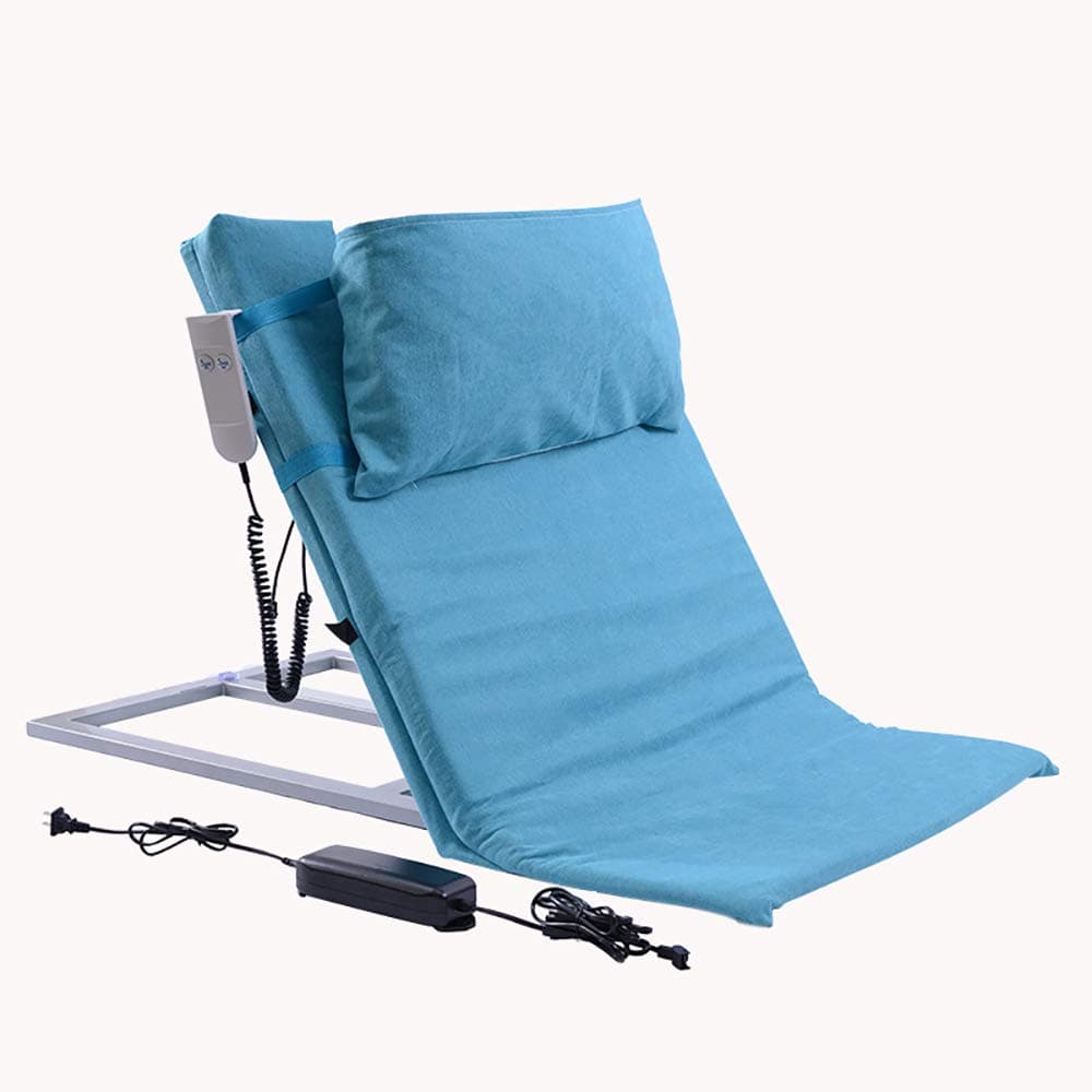 Bed Back Support Medical Pillow Lifter Elderly Power Lifting Bed Adjustable Electric Lift Aid Detachable Headrest and Canvas