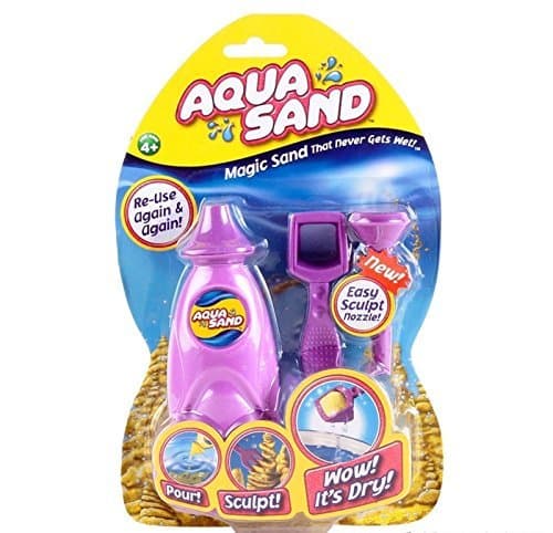 Aqua Sand Magic Coloured Play Sand For Water Set Never Gets Wet Kids Toy 4+ New (purple) by Aqua Sand