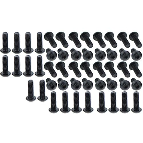 XunLiu Grade 10.9 Alloy Steel Button Head Hex Socket Screws (M5X16)