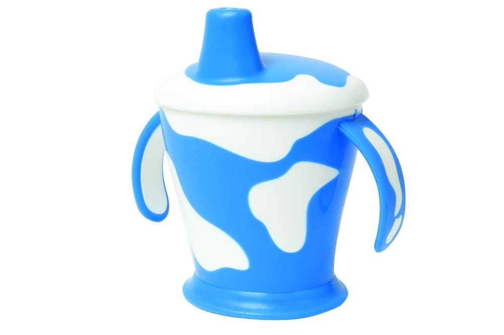 Anywayup Cow Cup (250 ml, Blue/White)
