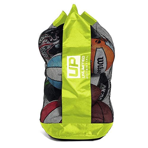 Unlimited Potential Mesh Equipment Bag - Adjustable, Sliding Drawstring Cord Closure. Perfect mesh Bag for Parent or Coach, Making it Easy to Transport and Keeping Your Sporting Gear Organized
