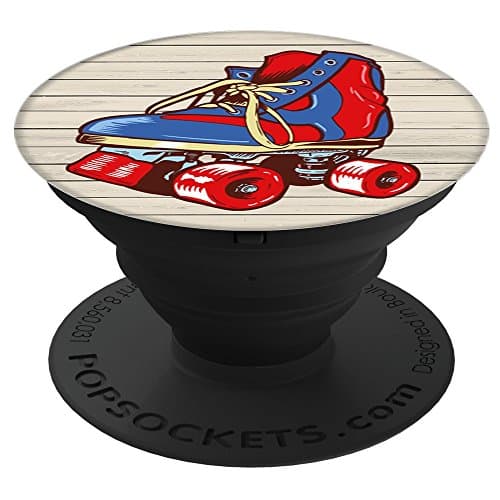 No Mames Guey Trendy & Unique Retro Roller Skate Tattoo Art on Black for Wireless Phone PS01483 PopSockets Stand for Smartphones and Tablets