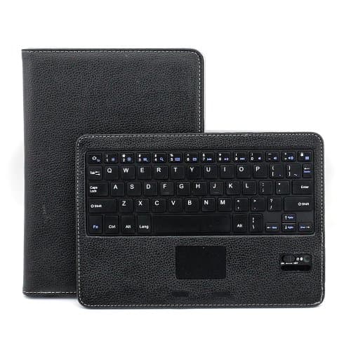 Galaxy Note 10.1 2014 Edition P600 P601 Touchpad Bluetooth Keyboard Case (Black) Detachable Removable Touchpad Bluetooth Keyboard Protective PU Leather Case for Samsung Galaxy Note 10.1 2014 Edition P600 P601 Tablet.