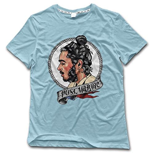 HLSM Post Malone Customized Cool Shirt for Unisex White
