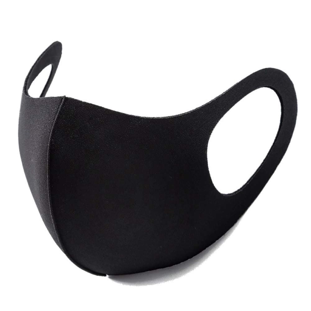 bjlongyi Washable Dust Mask,Breathable Wind Proof Anti Haze Protective Mouth Mask Face Shield Black