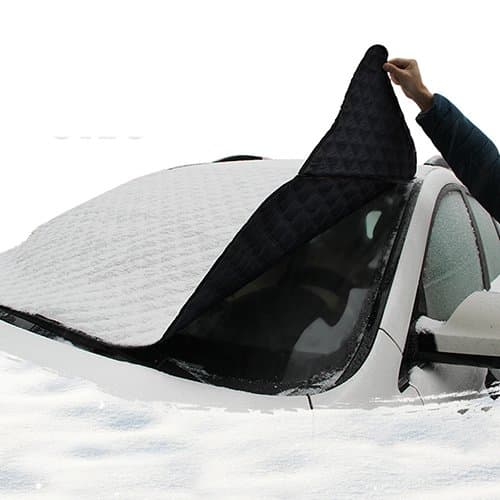 QCYM Car-Styling Winter Car Front Windshield Cover For SUV Ordinary Car Sun Shade Protector Snow Windshield Cover Ordinary size