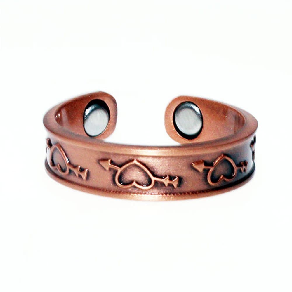 LONGRN-Magnetic Copper Ring Adjustable Size for Arthritis for Women