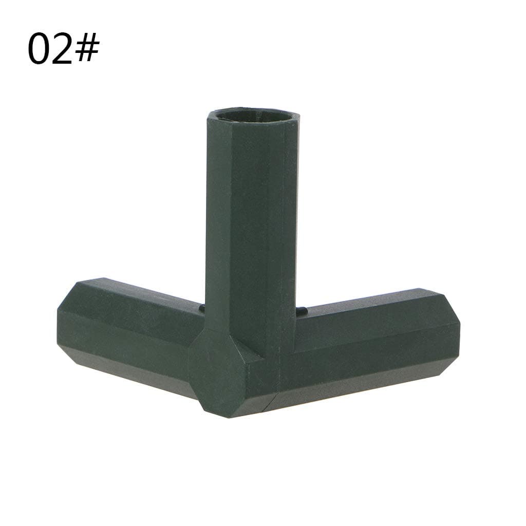 Losping Plastic 16mm/0.63in Hose Connector Flat Right Angle 3/4/5 Ways Joint Rack Assemble Adapter Tube Parts Home Gardening Tools