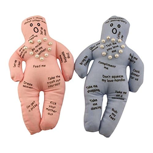 Husband and Wife Voodoo Dolls