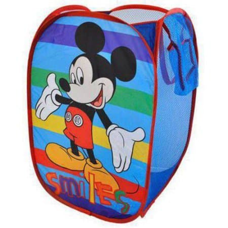 Disney Collapsible Storage Pop Up Hamper Laundry Bag (Mickey Mouse)