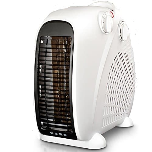 Ceramic space heater,Personal heater fan adjustable thermostat tabletop under-Desk electric oscillating heater household mini bathroom energy saving-B 14x22x23cm(6x9x9)