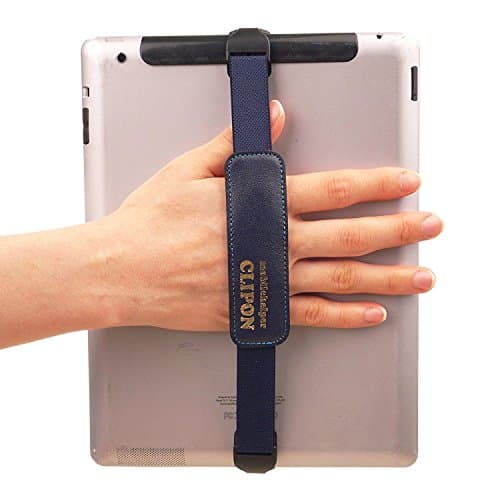 CLIPON KINDLE 7~11 inch Universal Smart Finger Ring Hand Hold Strap Stand Grip Case Band Holder - Amazon Kindle Fire HD 10 Fire HD 8 Fire HDX 8.9 Fire HDX 7 Fire HD 7 Fire HD 6 (Navy)