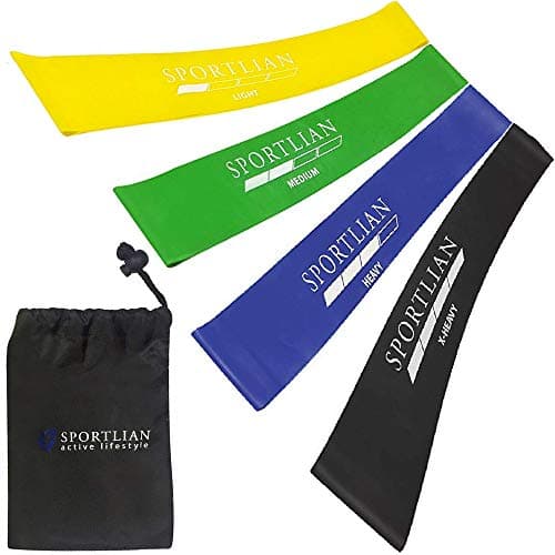 Resistance Bands Set | Best Exercise Bands - Premium Resistance Loop Bands for Legs and Butt - Ideal for Crossfit, Yoga, Fitness, Pilates, Physical Therapy, Fat Burning Exercises - Workout Bands