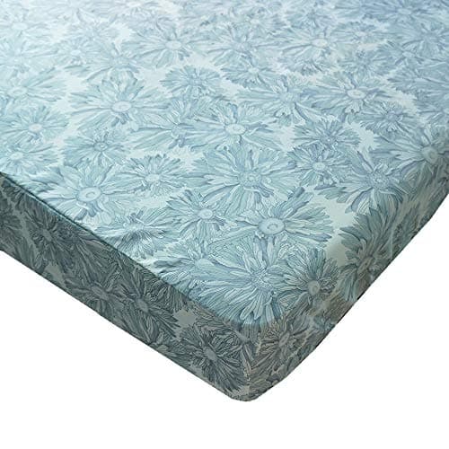 GOOFUN-D1F Fitted Sheet Microfiber Bedding - Wrinkle, Fade, Stain Resistant - Stripped - (Full, Green)