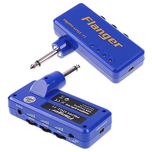 Flanger Blue Mini Portable Headphone Guitar AMP Amplifier