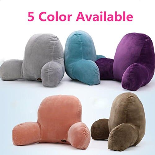 Liumltao Reading Pillow,Bed Rest Pillow,Home Office Sofa,Chair Lumbar Pillow,Lumbar Cushion,Reading Cushion,Standar Pillow,Back Rest Lumbar Support Cushion Pillow for Bed, Chair,Sofa