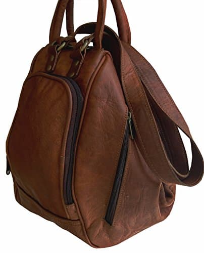 Leather Handmade Laptop Backpack Fits Notebook College School Book bag Work Business Computer Bag fit Men & Women by VINTAGE COUTURE