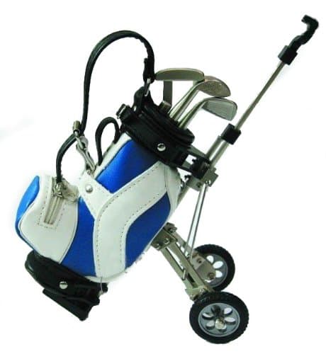 Golf Genius White & Blue Golf Pen Holder