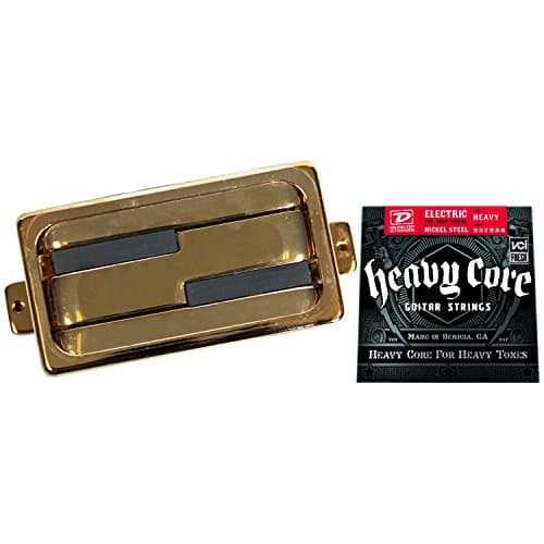 Lace Deathbucker Humbucker Pickup - Gold Ring w/Heavy Core Strings