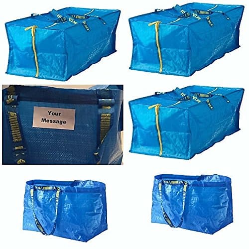 LiveWell Bundle: IKEA Frakta 5 pc Variety Pack with Avery Removable Labels