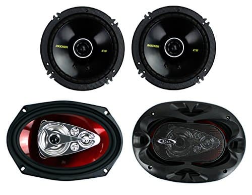 2) Kicker 40CS654 6.5" 300W 2-Way + 2) BOSS CHAOS CH6950 6x9" 5-Way Speakers