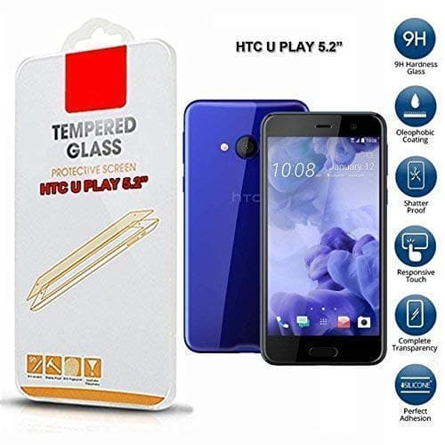 Tempered Glass Mobile Phone Screen Protector 9H Hardness Anti Scratch Crystal Clear Compatible With HTC U Play