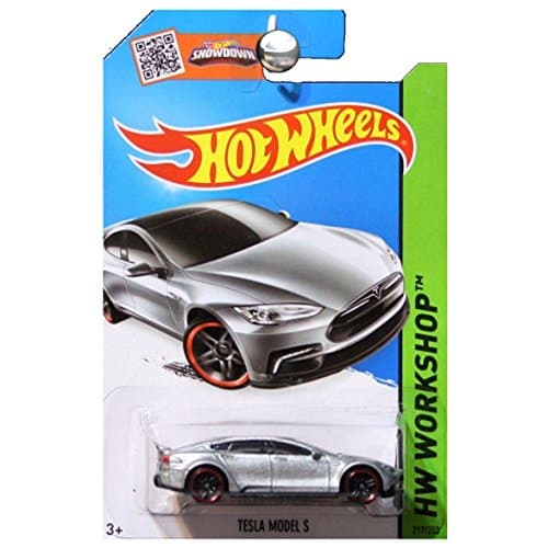 Hot Wheels 2015 HW Workshop Tesla Model S 217/250, Silver