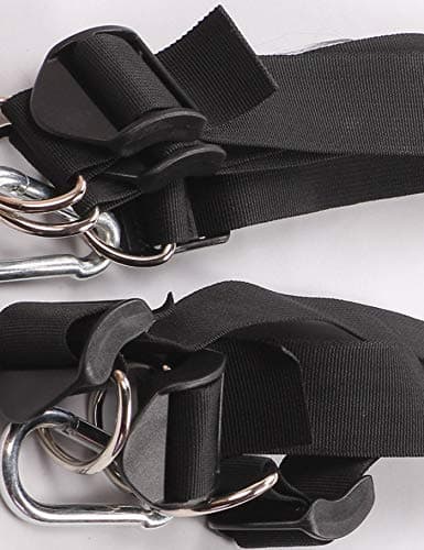 YMMYGI Swing Door Kit, Comfortable Support with Strong Nylon, Adjustable Durability and Comfort for Couple Play YMMYGI (Color : Yellow Leopard Print)