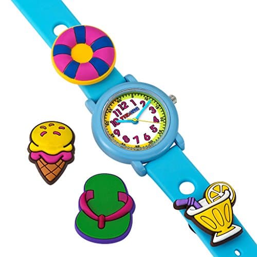 Tik & Tag Kid's Time Teacher Beach Theme Interchangeable Analog Quartz Watch Set # GWC703