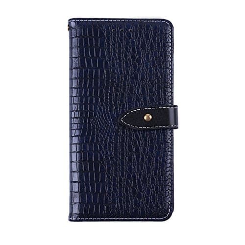 CiCiCat BlackBerry KEY2 Case Cover, Slim Light Flip Shell Case, Stylish Premium Stand Soft Protective Case, Fashion Designs Cover Case for BlackBerry KEY2 Smartphone (BlackBerry KEY2 4.5'', Blue)