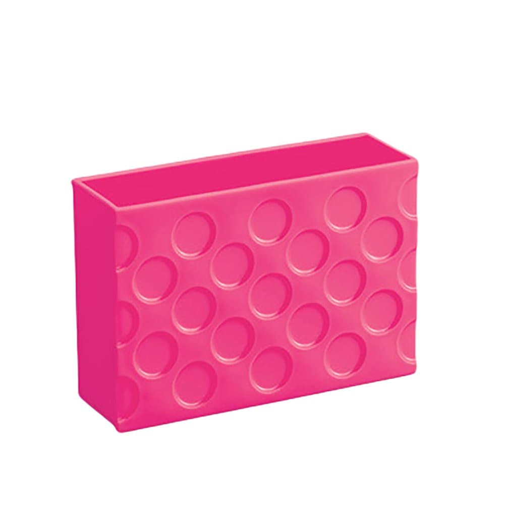 WYKsoku Container,Fridge Magnet Storage Organizer Plastic Rack Shelf Box Magnetic Tableware - Rose Red