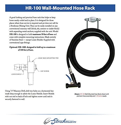Strahman HR-100 Stainless Steel Hose Rack