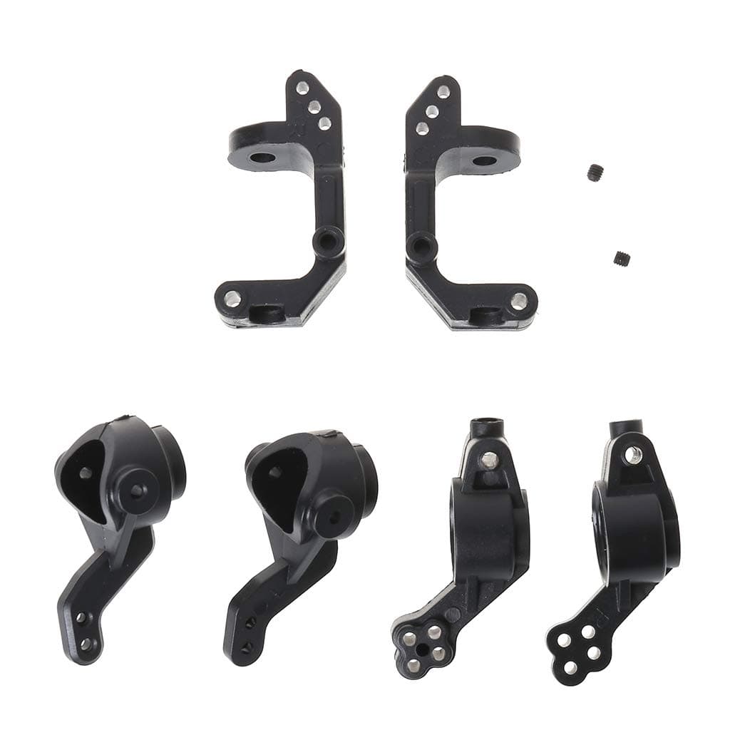 GMSP Front and Rear Steering Knuckle Hub Kit 02013 02014 02015 for HSP 94111 94123 94107 94108 RC Off Road Truck Buggy Drift Car